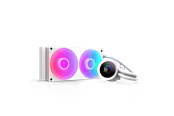 Chlodzenie CPU - NZXT Kraken Plus 240 RGB (White) - Chłodzenie wodne procesora - RL-KR240-W2