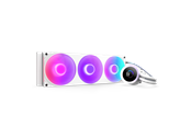 Chlodzenie CPU - NZXT Kraken Plus 360 RGB White - Chłodzenie wodne procesora - RL-KR360-W2
