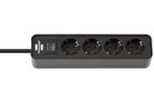 Kabel zasilajacy (zewnetrzny) - Brennenstuhl Ecolor Power Strip Extension Lead 4-Way - 1.5 m - 1153240000
