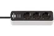 Kabel zasilajacy (zewnetrzny) - Brennenstuhl Ecolor Power Strip Socket 3-Way - 1.5 m - 1153230020