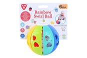 Zabawki dla niemowlat - PLAY Rainbow Whirl Ball with Rattle Sound - 1683