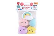 Zabawki dla niemowląt - PLAY Bath Toys Weather Influences in Net 5pcs. - 1851