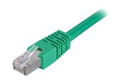 Kabel sieciowy - Deltaco LAN CAT 6 - F/UTP - Zielony - 1meter - STP-611G