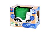 Zabawki dla niemowlat - PLAY Bio Based Garbage Truck White Green - 4909