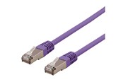 Kabel sieciowy - Deltaco patch cable - 1.5 m - purple - Fioletowy - 1m - STP-611PAU