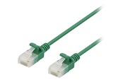 Kabel sieciowy - Deltaco patch cable - 3 m - green - Zielony - 3m - UUTP-1052