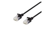 Kabel sieciowy - Deltaco patch cable - 5 m - black - Czarny - 5m - UUTP-1067