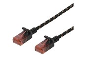 Kabel sieciowy - Deltaco patch cable - 50 cm - black - Czarny - 0.5m - UUTP-1310
