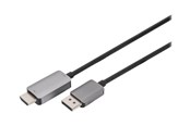 Kabel wyświetlacza - DIGITUS adapter - DisplayPort / HDMI - 1.8 m - DB-340305-018-S