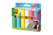 Kreatywne gry - SES Creative Playground Chalk 6 pcs - 02206
