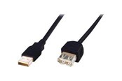 Kabel USB - DIGITUS ASSMANN - USB extension cable - USB to USB - 1.8 m - AK-300202-018-S