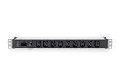 Kabel zasilajacy (zewnetrzny) - DIGITUS 9-Port - 1U - Aluminum PDU - DN-95429