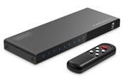 Przelacznik ekranu i dzwieku - DIGITUS 5x1 4K HDMI Switch - DS-55332
