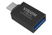 Kabel USB - Vision Professional - USB-C adapter - 24 pin USB-C to USB Type A - TC-USBC3A/BL