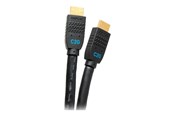 Kabel wyświetlacza - C2G 20ft Ultra Flexible 4K Active HDMI Cable Gripping 4K 60Hz - In-Wall M/M - HDMI cable with Ethernet - 6.1 m - C2G10381