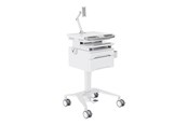 Uchwyty ścienne, uchwyty AV i meble AV - Multibrackets M Basic cart - for tablet / keyboard / mouse / notebook - with drawer - white silver - Max 7.5 kg - recommended for - 7350105219634