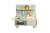 Zabawki drewniane - Bigjigs Wooden Table Top Kitchen 7 pcs. - 37044