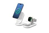 Telefon - Adapter i Ladowarka - ALOGIC PackAway 3-in-1 Qi2 Fast Wireless Charger - AL31WCPA-WH