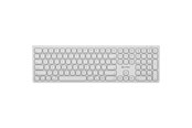 Klawiatura - ALOGIC Echelon USB-C Rechargeable Wireless Keyboard - Nordycki - Srebrny - ASKBT3M-NRD