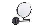 Lusterka kosmetyczne - UNIQ Wall Mirror with 10x Magnification in Black - 7023-3