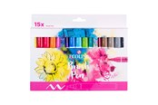 Kreatywne gry - Bruynzeel Ecoline Brush Pen Set 15 Colors - 11509023