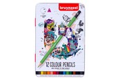 Kreatywne gry - Bruynzeel Colored Pencils Tin 12 Colors - 60212212