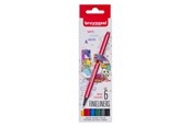 Kreatywne gry - Bruynzeel Fineliner Set Basic 6 Colors - 60241006