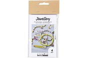 Artykuly Artystyczne & Rzemieslnicze - Creativ Company - Mini Hobbyset Jewelry Shrink Film Bracelets Yellow - 977615