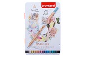 Kreatywne gry - Bruynzeel Expression Colored Pencils Pastel Shades Tin 12 - 60312112