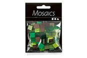 Artykuły Artystyczne & Rzemieślnicze - Creativ Company - Mini Mosaic Green Glitter 10x10mm 25 grams - 51925