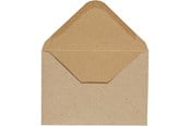 Koperty & Kartony - Creativ Company - Envelope Beige 11.5x15cm 10 pcs. - 217016