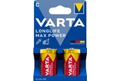 Bateria - VARTA Longlife Max Power C - 2-Pack - 4714614422
