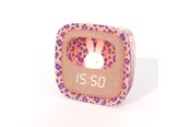 Dekoracje - MOB Alarm Clock with Light Billy Clock Leopard Rose - BILLY-LEOPK-01