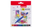 Kreatywne gry - Bruynzeel Fineliner Mini Set 12 Colors - 60241512