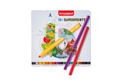 Kreatywne gry - Bruynzeel Felt-tip pens Super point 15 pcs. - 60324015