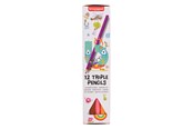 Kreatywne gry - Bruynzeel Triple Coloured Pencils Set 12 - 60518012