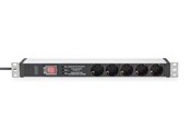 Kabel zasilajacy (zewnetrzny) - DIGITUS 5-Port - 1U - Aluminum PDU - DN-95433
