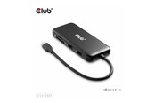 Stacja dokująca - Club 3D 8-in-1 - docking station - USB-C - HDMI DP - 1GbE - CSV-2551