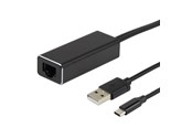 Kabel USB - Deltaco Ethernet Adapter Casting Device - 1 m - USBC-CAST-ETH