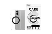 Telefon - Pokrowiec i etui - CARE by PanzerGlass Feature Case Transparent w. Black Kickstand & Qi Compatible Samsung S25 Edge - CR43380