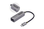 Adapter Sieciowy  (karta sieciowa, serwer druku, itp.) - StarTech.com 2.5GbE USB-C to Ethernet Adapter - network adapter - USB-C 3.2 Gen 1 / Thunderbolt 3 - 10M/100M/1G/2.5 Gigabit Ethernet + USB-C 3.2 Gen 1 - 2GPD3-USB-C-ETHERNET
