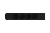Kabel zasilajacy (zewnetrzny) - Deltaco Power Strip Under-Desk - 4 Outlets - GT-1204