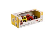 Zabawki drewniane - Classic World Wooden Emergency Service Cars Set 3pcs. - 20252