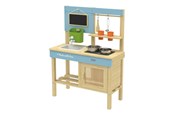 Zabawa w udawanie - Classic World Wooden Outdoor Play Kitchen with Accessories 7pcs. - 50619