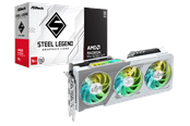 Karta graficzna - ASRock Radeon RX 9060 XT Steel Legend - 16GB GDDR6 RAM - Karta graficzna - 90-GA5JZZ-00UANF