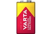Bateria - VARTA Longlife Max Power 9V 1-Pack VLK - 4722614401