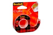 Taśmy i Kleje - 3M Scotch Crystal - dispenser with office tape - 19 mm x 7.5 m - clear tape - XA004835980
