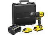 Wiertarka i śrubokręt elektryczny - Stanley SFMCD710D2K-QW 18V Cordless Drill Driver Set - SFMCD710D2K-QW
