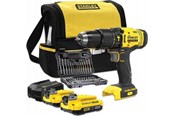 Wiertarka i srubokret elektryczny - Stanley SFMCD711DSA-QW 18V Cordless Drill Driver 2 x 2Ah Battery - 5035048733226