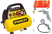 Narzedzia - Stanley C6BB304STN071 Air Compressor + 6 Accessories - C6BB304STN071